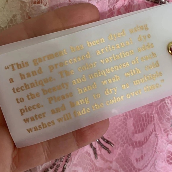 Loveshackfancy x free people Kezia lace tie dye starburst sequin mini skirt nwt - Picture 9 of 12